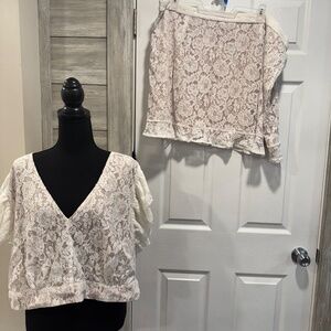 Arula New with Tags Two Piece Lace Skirt and Top Size C